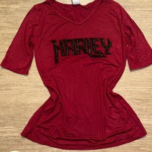 Harley-Davidson Red Short Sleeve Tee